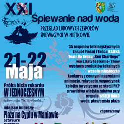 21-22 maja Śpiewanie nad Wodą Mietków 2016